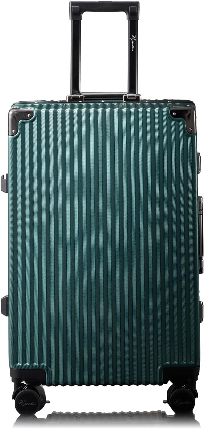 [C.jutro] 2024年新登場_【TVメディア掲載】 スーツケース キャリーケース 大型 キャリーバッグ lサイズ グリーン