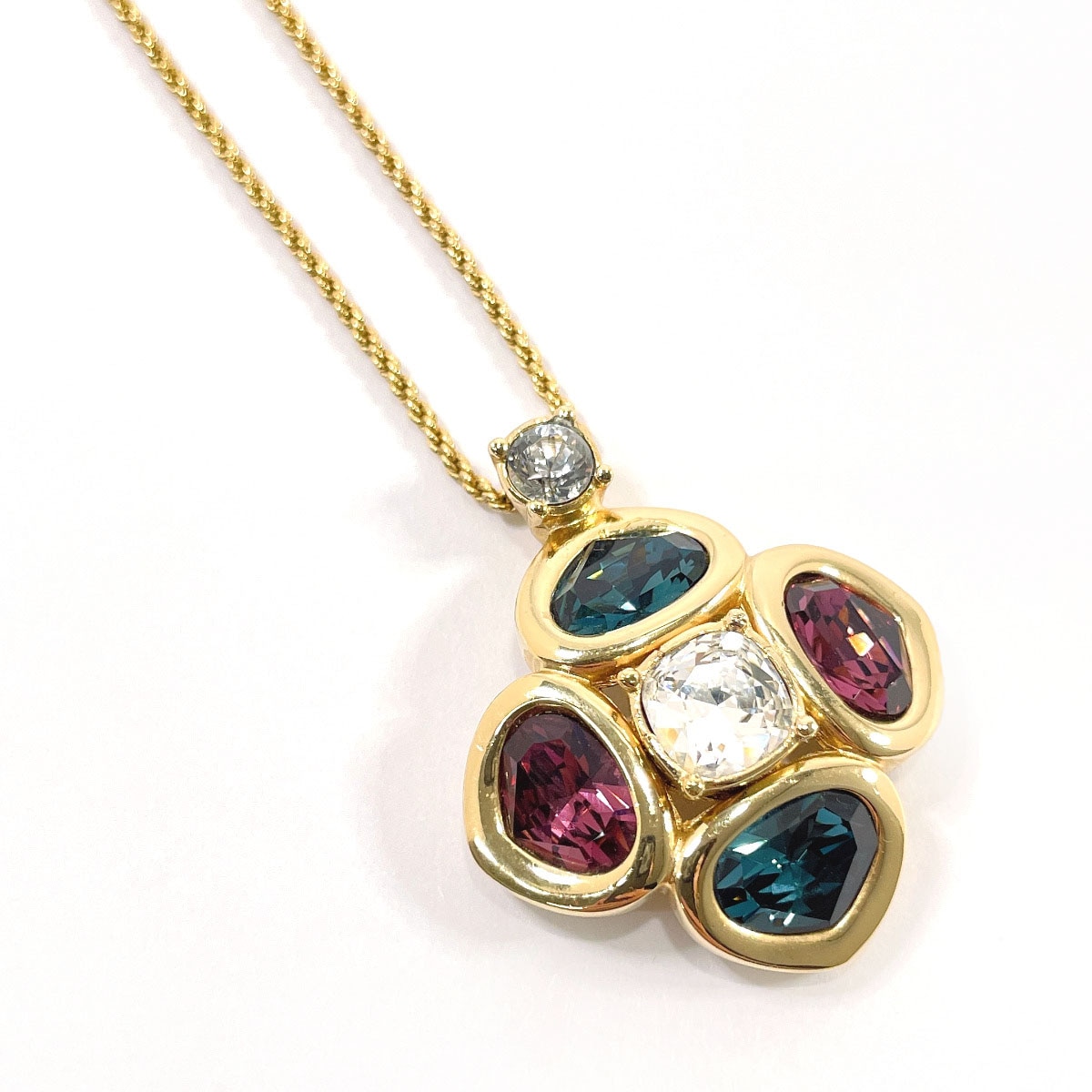 Christian Dior ネックレス ゴールド メタル レディース