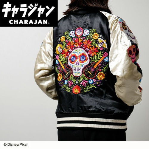 丸眞(マルシン) スカジャン(3L) ディズニー リメンバー・ミーミュージックチャンス　男女兼用 キャラクター キャラジャン CHARAJAN 　2335085400