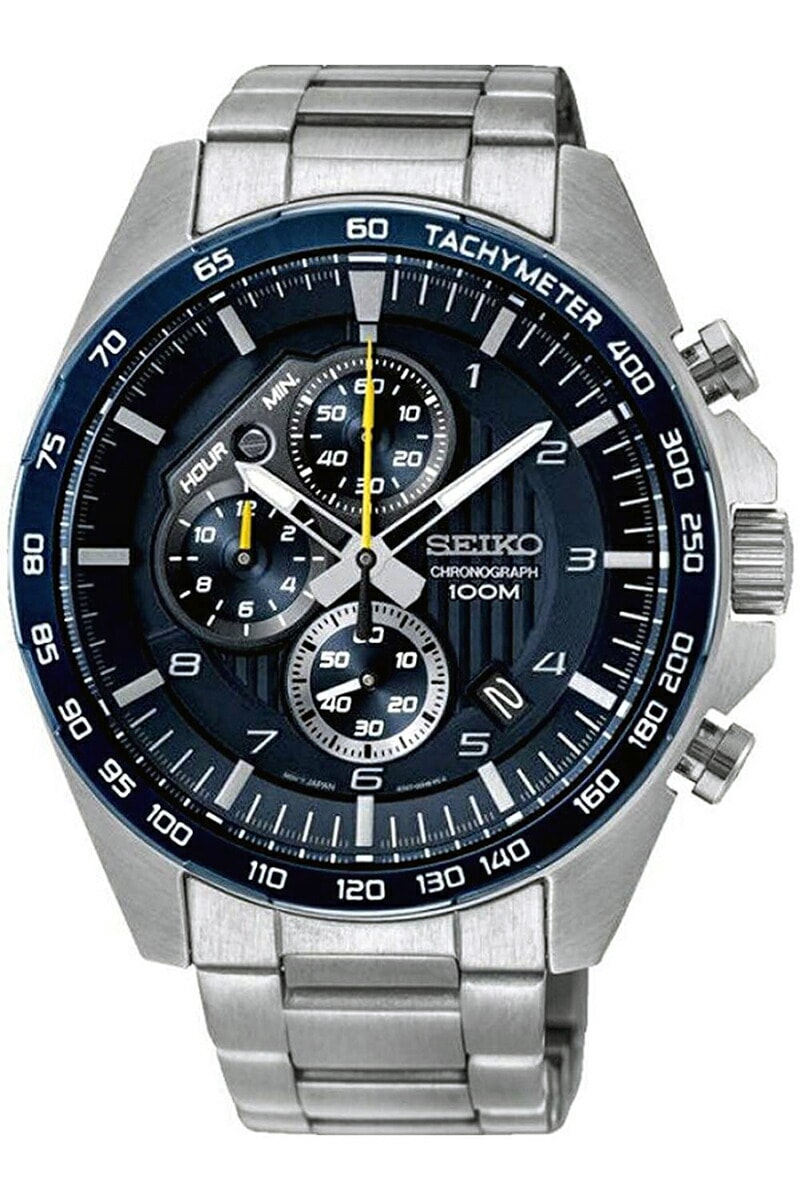 [10年保証] SEIKO SSB321P1 セイコー クオーツ クロノグラフ 100m 防水 [並行輸入品]