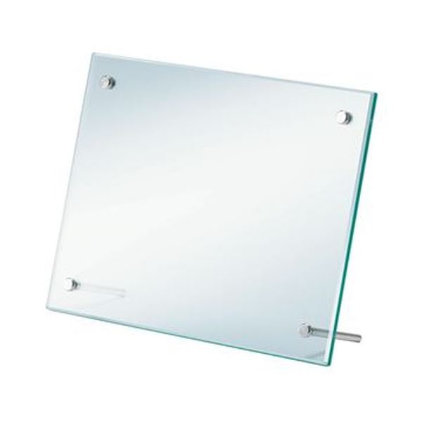 （まとめ）ライオン事務器 アクリルフレーム（組立式）A6判縦横兼用 AS-150G 1枚(×5セット)