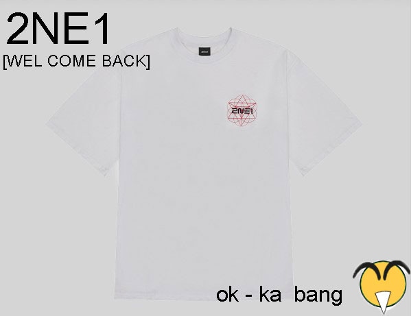 2NE1 LIMITED LOGO T-SHIRT_WHITE [WELCOMEBACK]
