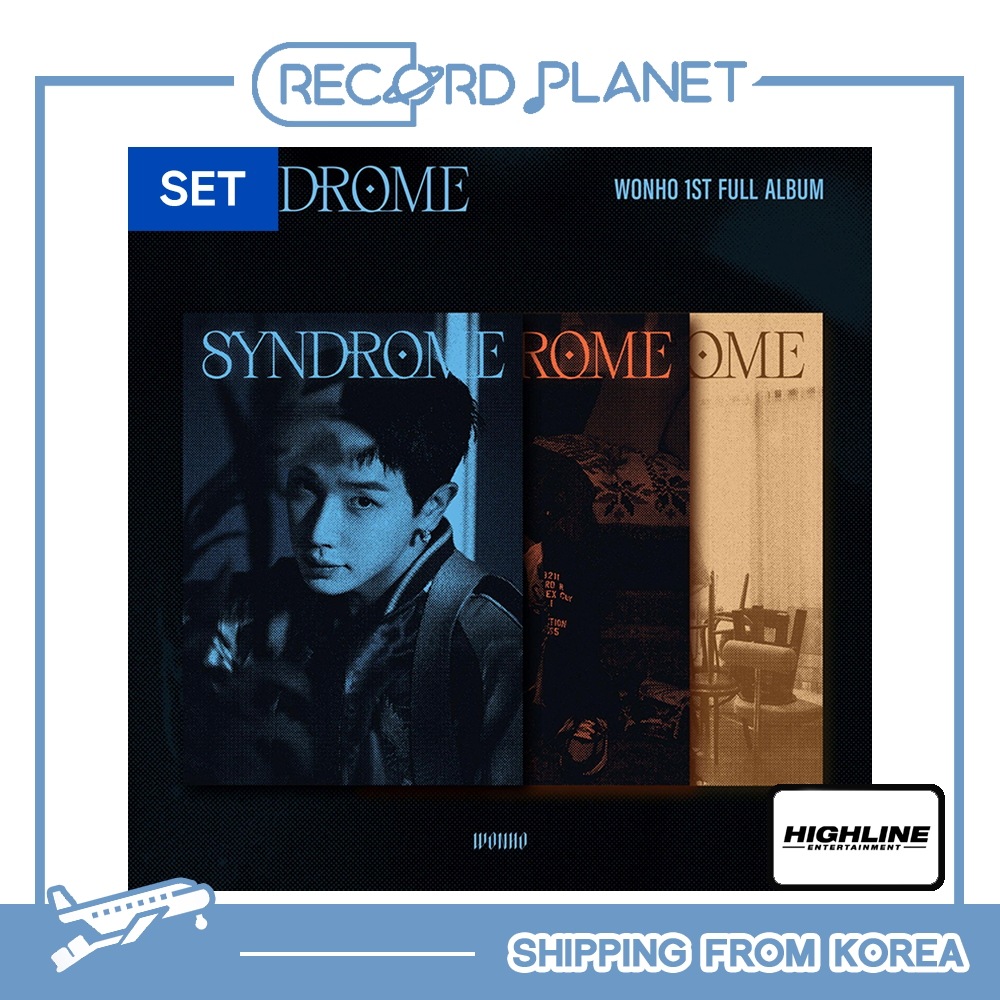 ONLINE特典+ 3種セット WONHO - [SYNDROME] FULL ALBUM