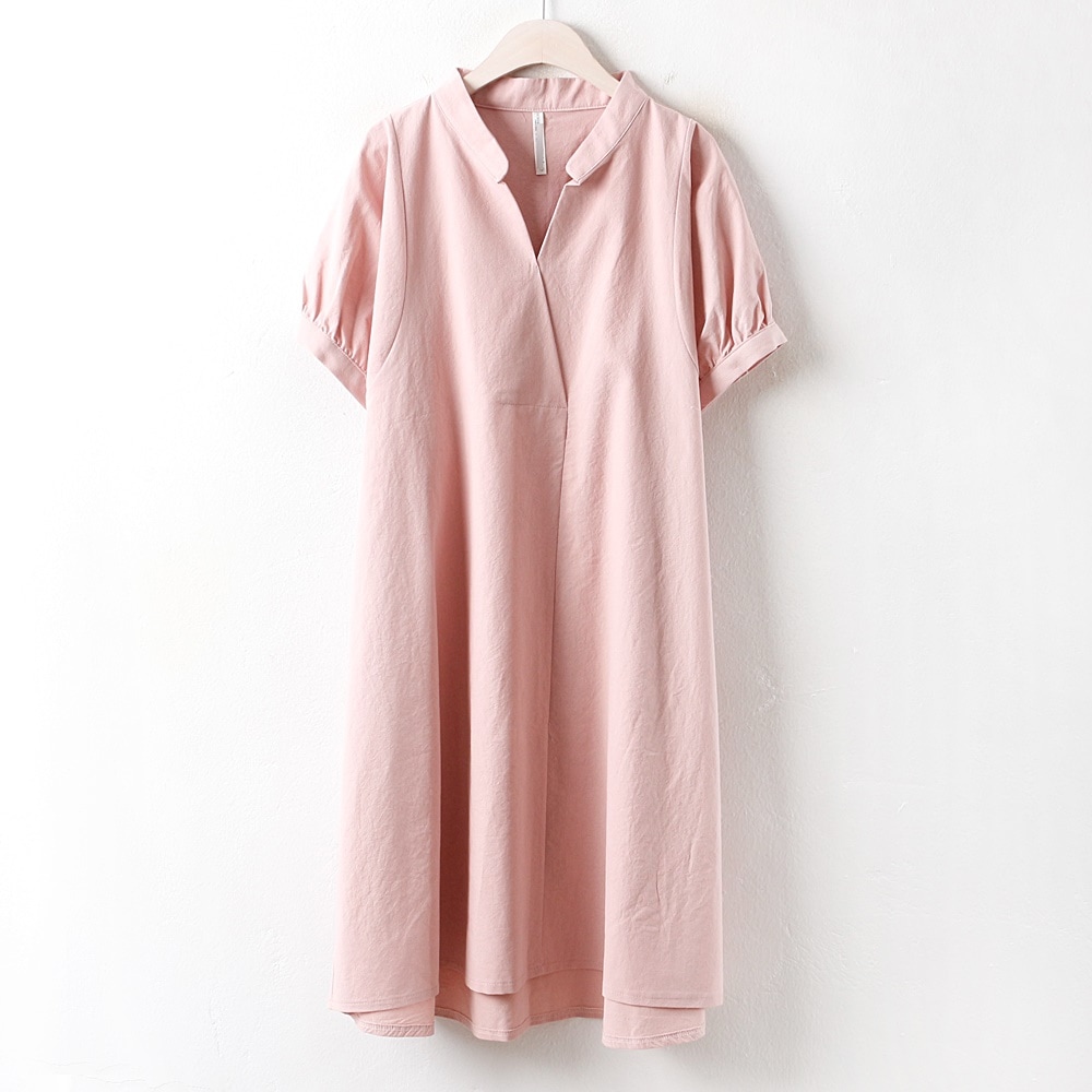 送料無料ベルトシャーリングワンピースHG2292M806ビッグサイズの婦人服大きい服韓国製作ミクロ中年