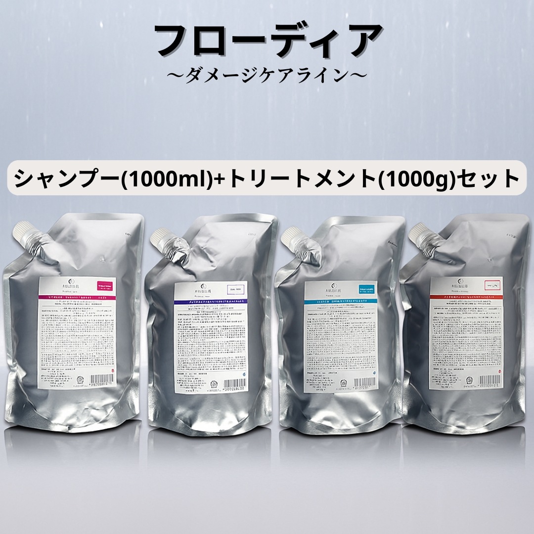 【4種類から選べる】【詰め替え(1000)セット】デミ ダメージケアライン シャンプー 1000ml トリートメント 1000g 詰め替え セット レフィル