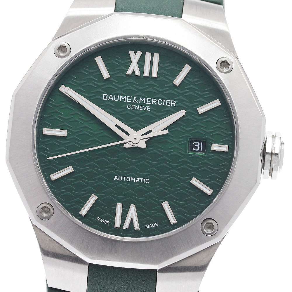 ボーム＆メルシェ Baume & Mercier M0A10618 リビエラ デイト 自動巻き メンズ 良品 保証書付き_962047【中古】