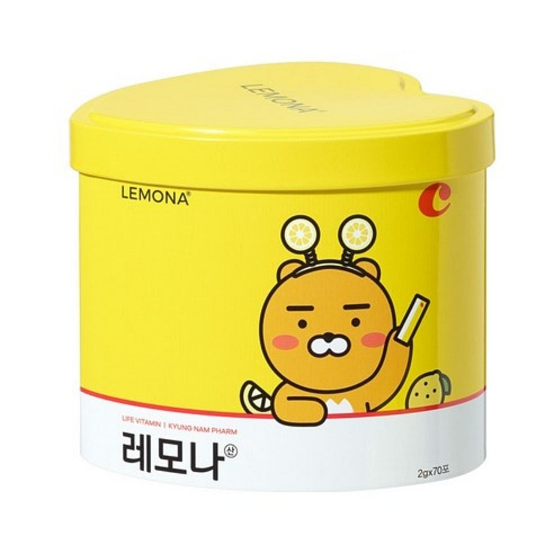 (LEMONAxKAKAO)70包 x2 =140包 ビタミン(ハート缶)ビタミンC / 韓国食品
