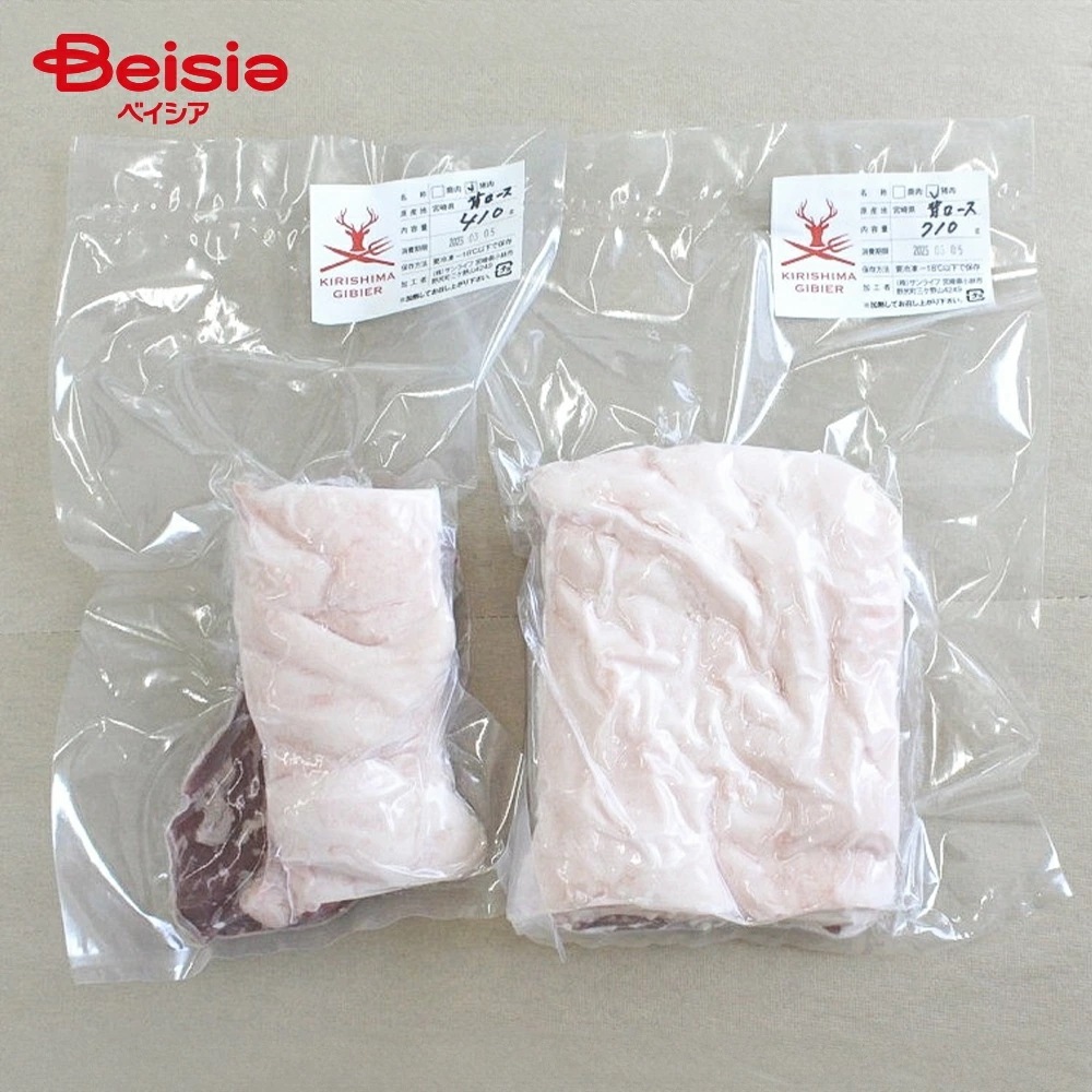 サンライフ 霧島連山天然猪肉 九州 猪背・肩ロース 約1kg 猪肉 天然 健康 無添加 宮崎 料理 ヘルシー 高品質 食材 しゃぶしゃぶ