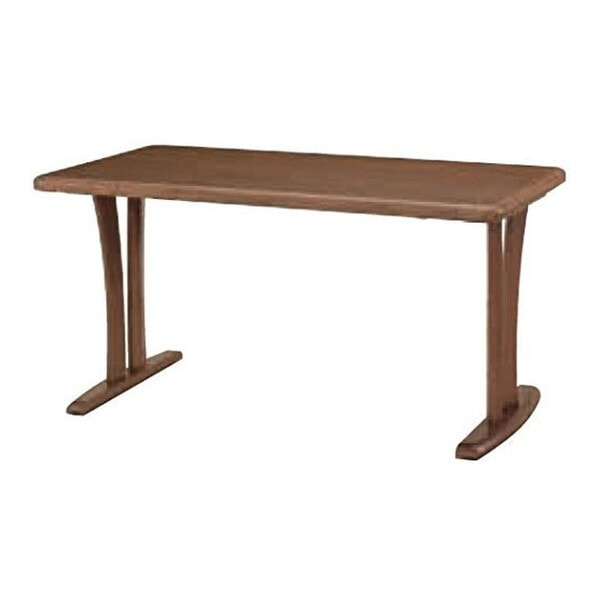 筑波産商 CCM4 ダイニングテーブル 165-85 Z 2本脚 BR メーカー直送