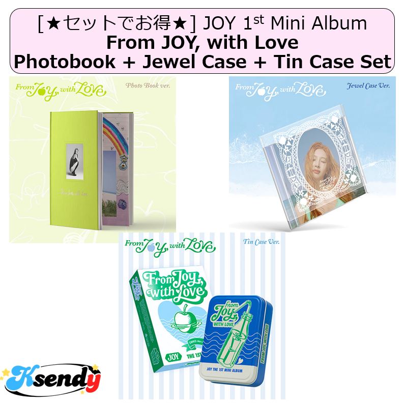 [セットでお得] Red Velved JOY 1st Mini Album From JOY, with Love 3種セット 6,325円