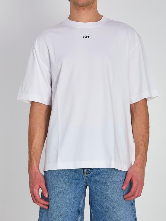 OFF WHITE Men T-Shirts OMAA120S26 WHITE
