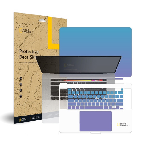 MacBook Pro 16インチ タッチバー ナショナルジオグラフィック 外部保護フィルム デカールスキン