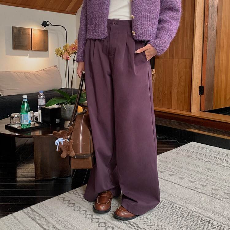 レディース パンツ ボトムス ロングパンツ ワイドパンツ ロング ストレート ポケット ハイウエスト かわいい 大人可愛い きれいめ シンプル カジュアル おしゃれ こなれ感 ラフ ガーリー ルーズ 8,780円