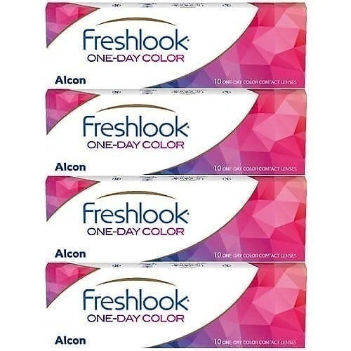 メガ割対象 フレッシュルックワンデーカラー(10枚入)4箱/ゆうパケット/1日使い捨て カラコン コンタクト/sale10