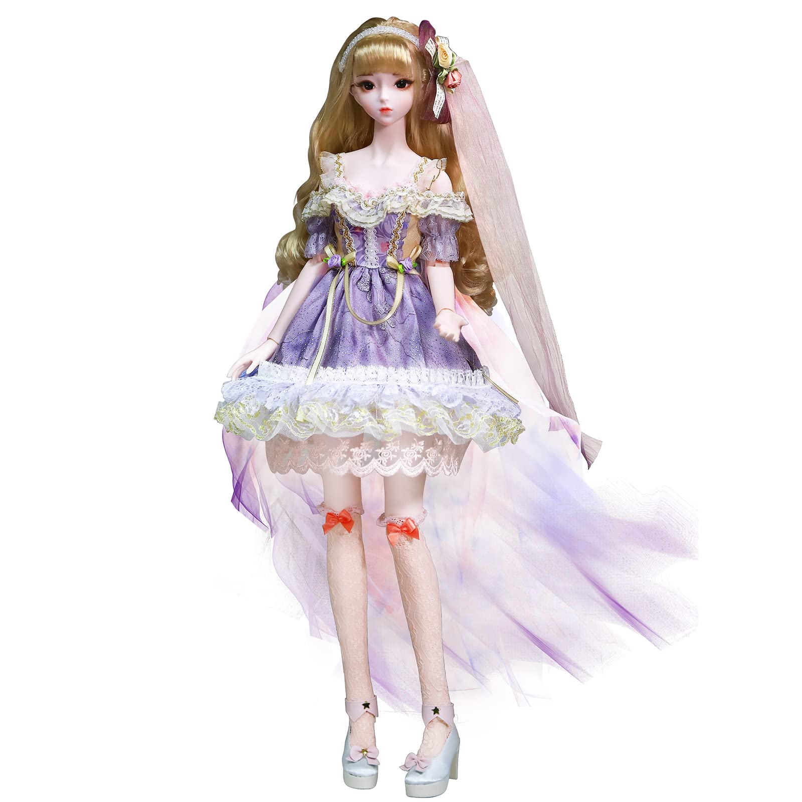 ICY Fortune Days 1/3 スケール bjdドール ファッションスタイルシリーズ 34個の動ける機械式関節付き体 大人と子供のためのおもちゃとギフト6歳以上(Anna)