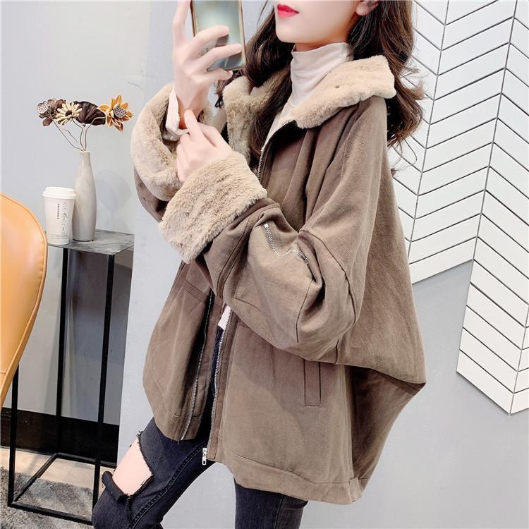 秋冬新作 綿入れ ジャケット 厚手 カーゴ アウター 体型カバー 韓国ファッション ゆったり ショート丈トップス カジュアルコート 中綿ジャケット