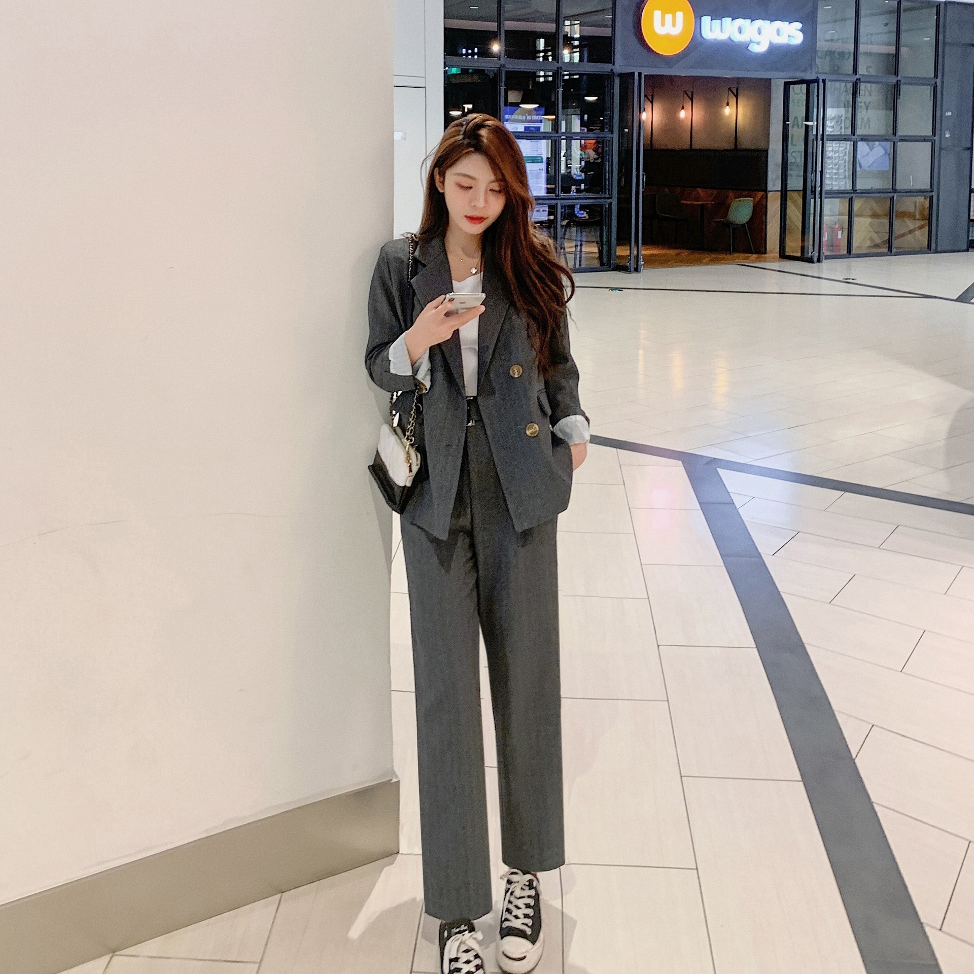 【送.料.無.料】【高.品.質 人気商品！】【急速出荷】2025初春新品 レディース スーツセット 二点セット 卒業式 ママ スーツ セットアップ 通勤 入学式 メガ割 19