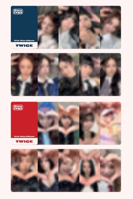 [18枚コンプ] TWICE STRATEGY POPUP LUCKY DRAW ラキドロトレカフォトカード