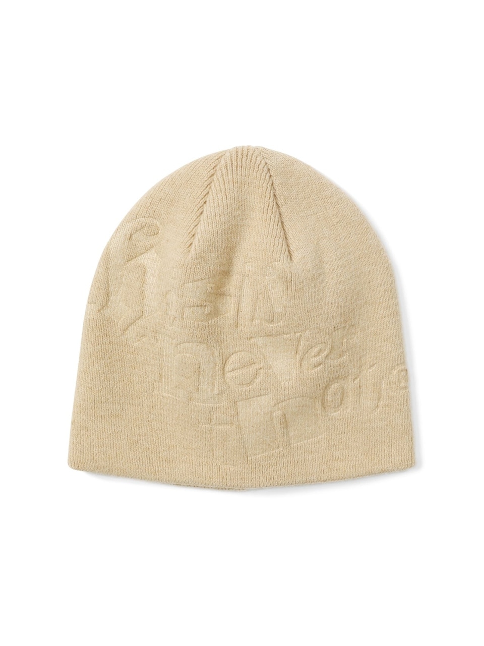 【THISISNEVERTHAT】 DEBOSSED NO CUFF BEANIE : 3COLOR