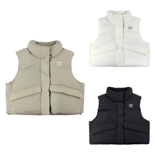 ウーマンズ コージー クロップ ダウンベスト UP422CDVN3