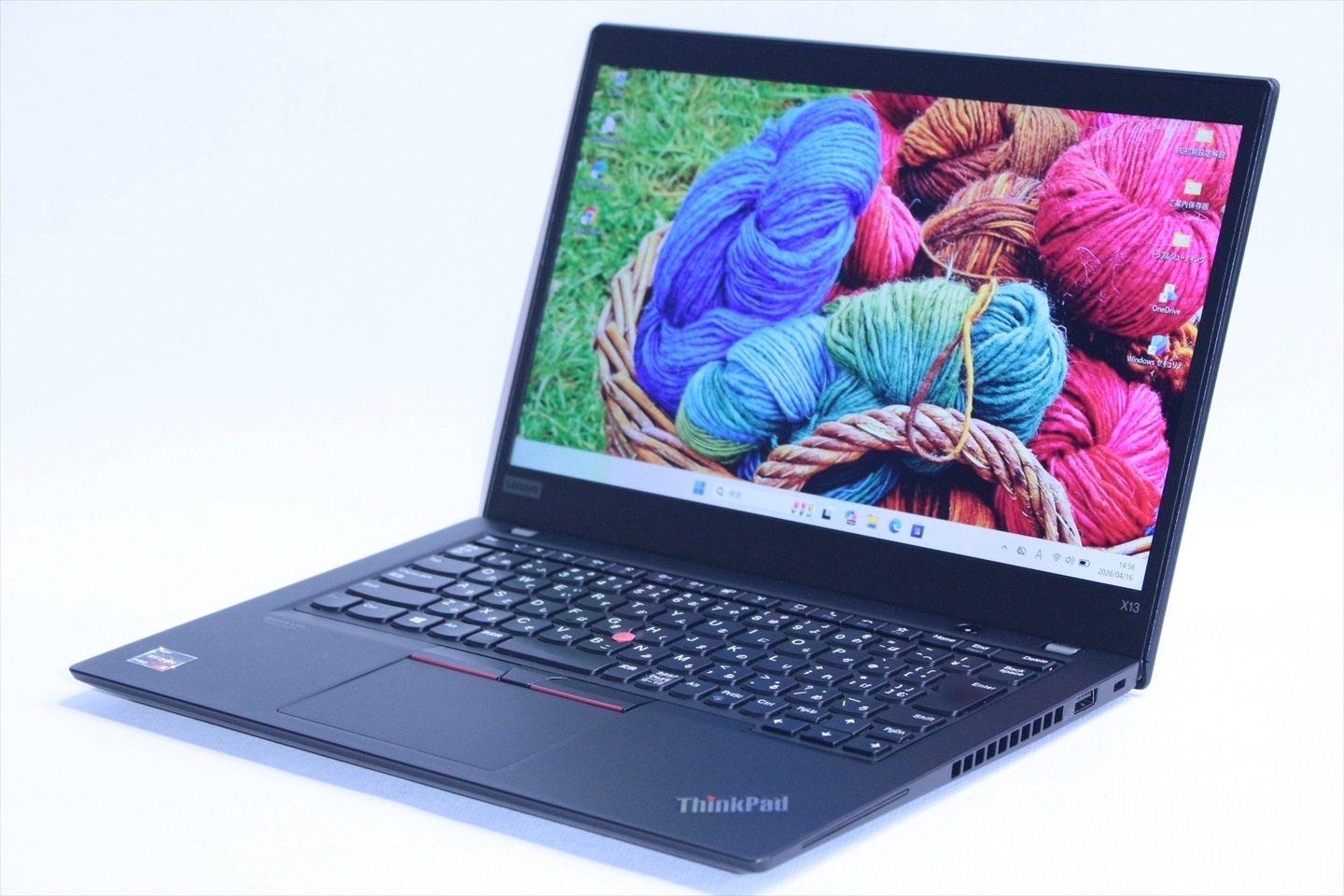 即配 良品 バッテリー良 2021年薄型Ryzen5モデル ThinkPad X13 Gen1 Ryzen5PRO 4650U 8G 256G 13.3型FHD WiFi6 Office AAA評価