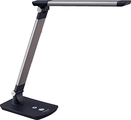 パナソニック LEDデスクライト 置き型 文字くっきり光 折り畳み可 昼光色 調光機能付 ダークグレー SQ-LD310-K