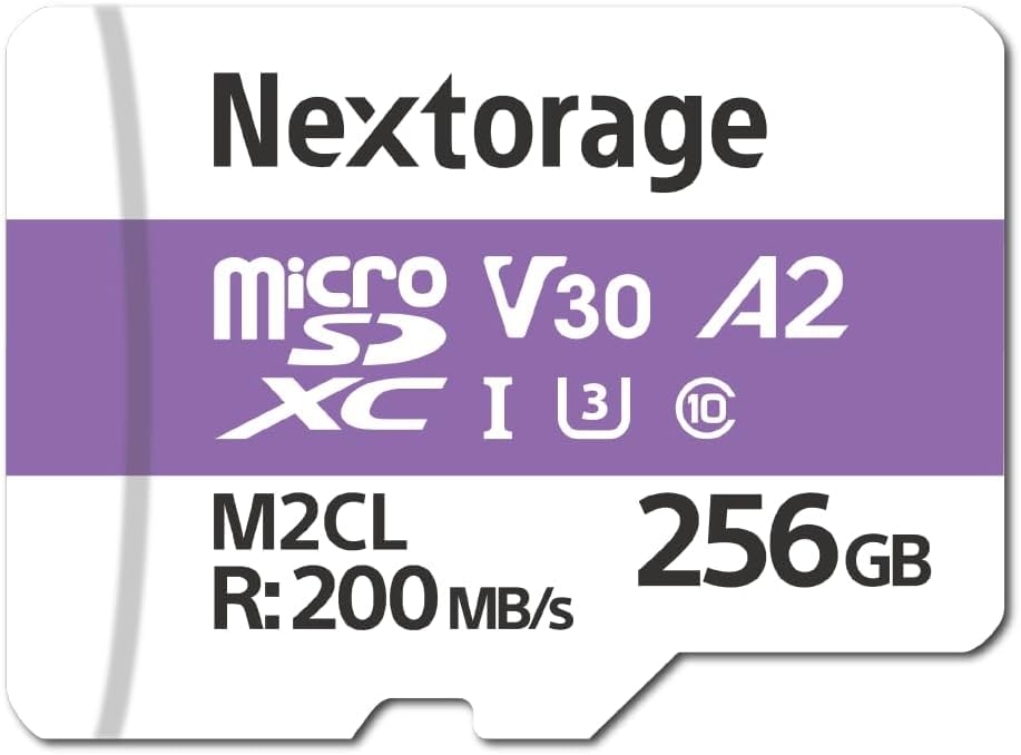 Nextorage 日本メーカー UHS-I マイクロSDカード 256GB microSDXC A2 U3 V30 読出し最大200MB/s Swtich スイッチ NX-M2CL256G ネクスト