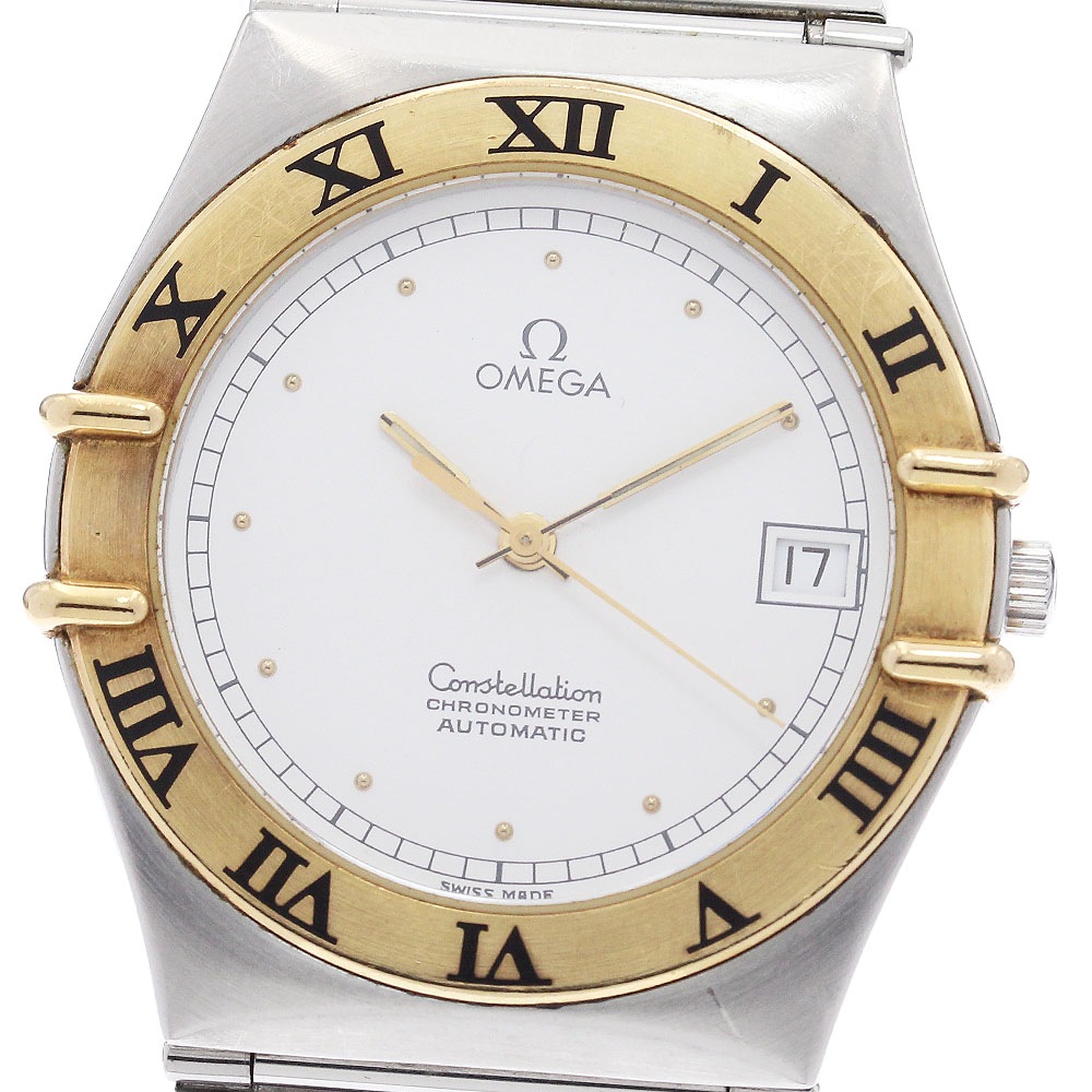 オメガ OMEGA コンステレーション YGベゼル デイト クロノメーター 自動巻き メンズ _944353【中古】