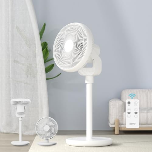 【】 扇風機 dcモーター【3D自動首振り・静音設計】パワフル送風 風量6段階 リモコン付 6枚羽根 3段階高さ調節可能 上下左右首振り 軽量 省エネ 自動offタイマー 節電 お手入れ簡単 コンパク