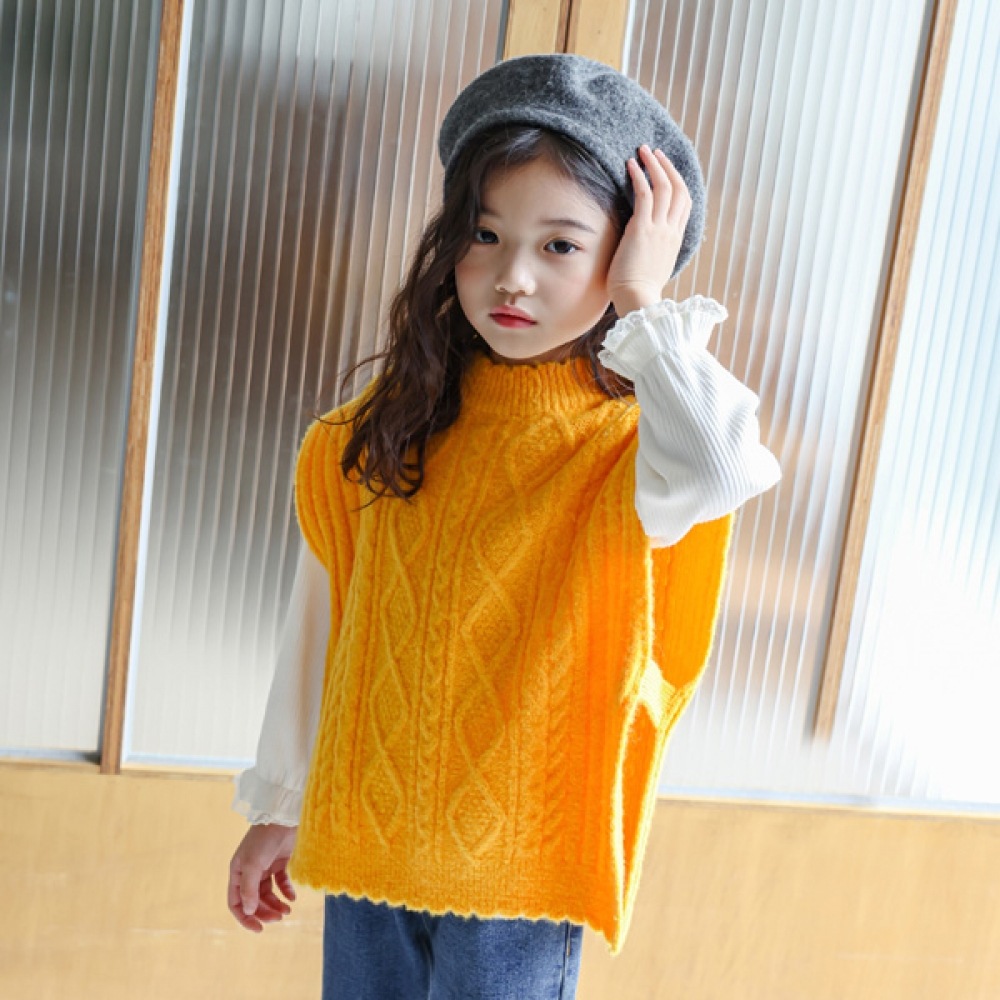 アイラブJ ミックスケーブルニットベスト JTWTO59