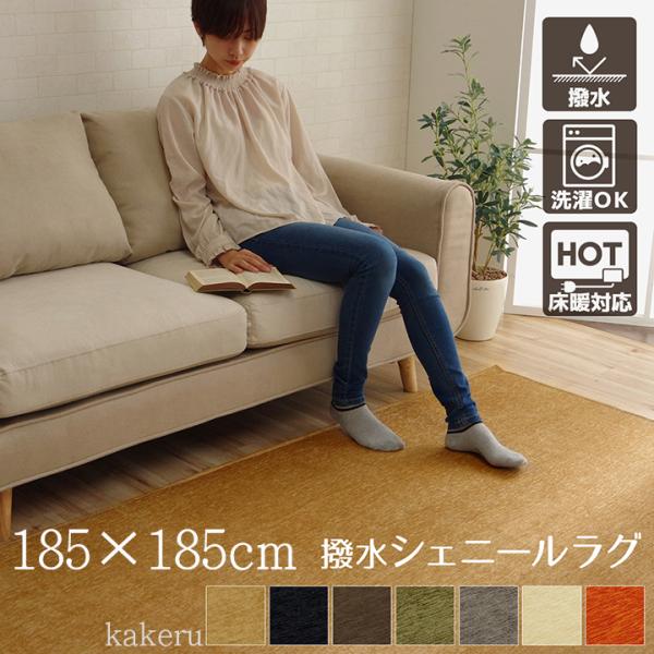 ラグ 冬用 カーペット 3畳 洗える 2畳 おしゃれ 北欧 安い 冬 絨毯 滑り止め 年中 ラグマット 洗濯 防音 正方形 185185 韓国 風