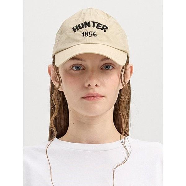 [UNISEX] ライトウェイト リップストップ ロゴ キャップ - スムースペブル HCW0001CHZSMP