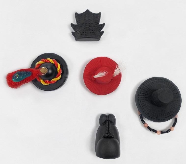 朝鮮帽子のマグネット装飾