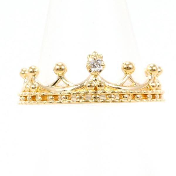 ノジェス K10YG リング 指輪 1号 ダイヤ 0.01 総重量約1.1g ジュエリー 中古