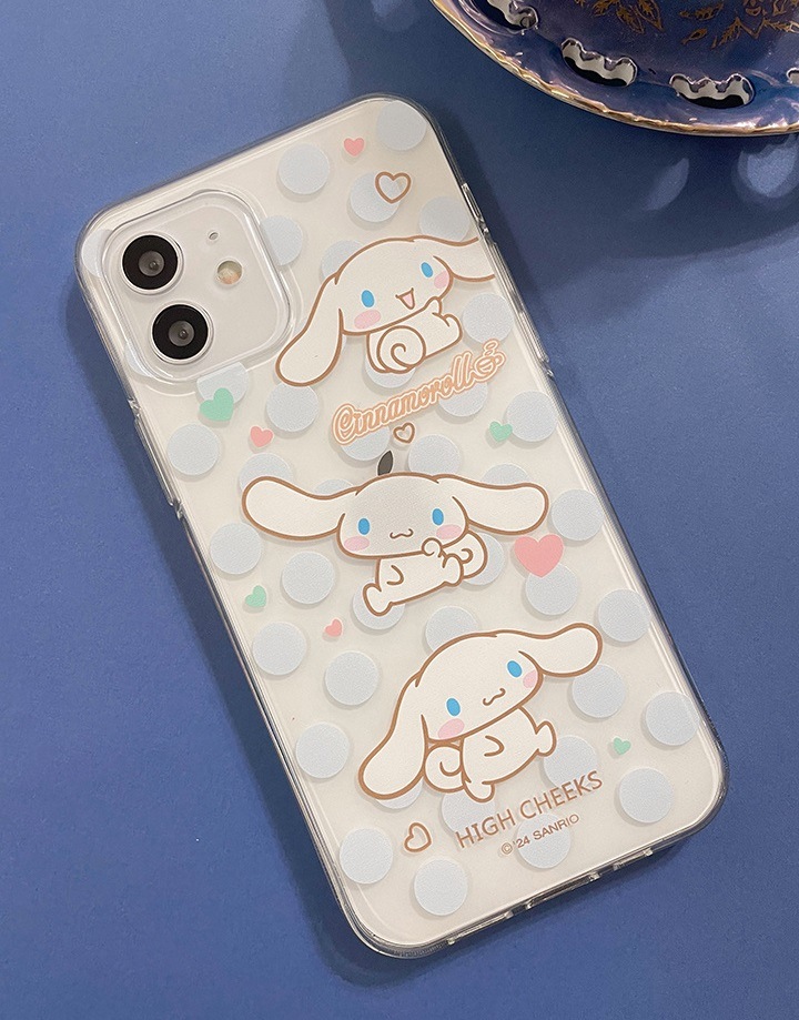 【HIGH CHEEKS】ドッテッドシナモロールクリアケース