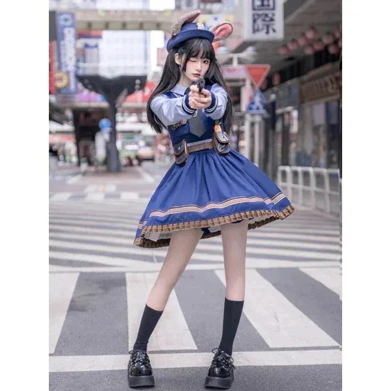 大人バニージュディロリータ 2d ハロウィン漫画キャラクタージュディ Cos コスムセット