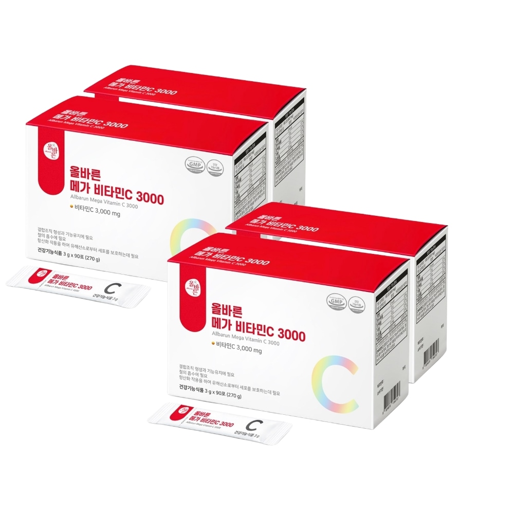 正しいメガビタミンC 3000 270g4個