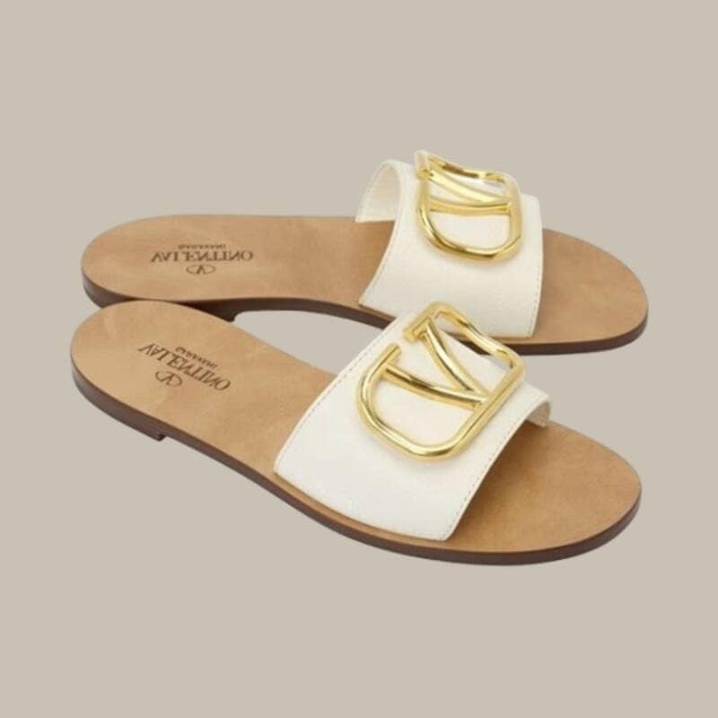 [カード決済で10%オフ] VALENTINO Vロゴ シグネチャー レディース スリッパ S0M21HWS 098
