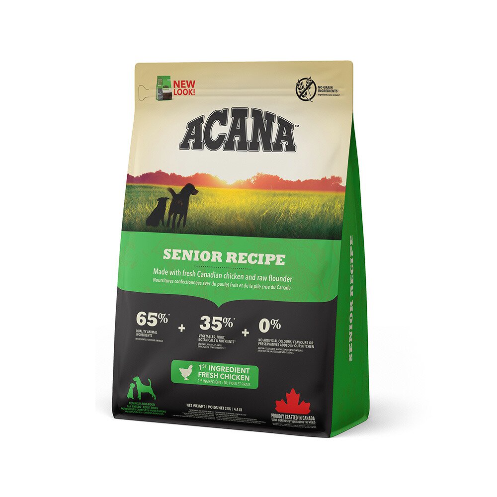 ドッグフード　シニアレシピ　２ｋｇ　正規品　ＡＣＡＮＡ　ＣＲＣ45―02―05―10―10