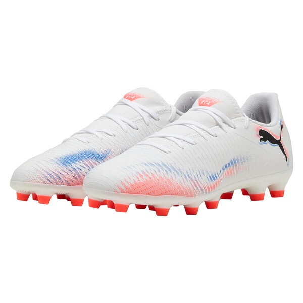 サッカースパイク フューチャー_8_プレイ_HG/AG ホワイト 25.5cm 108741 01
