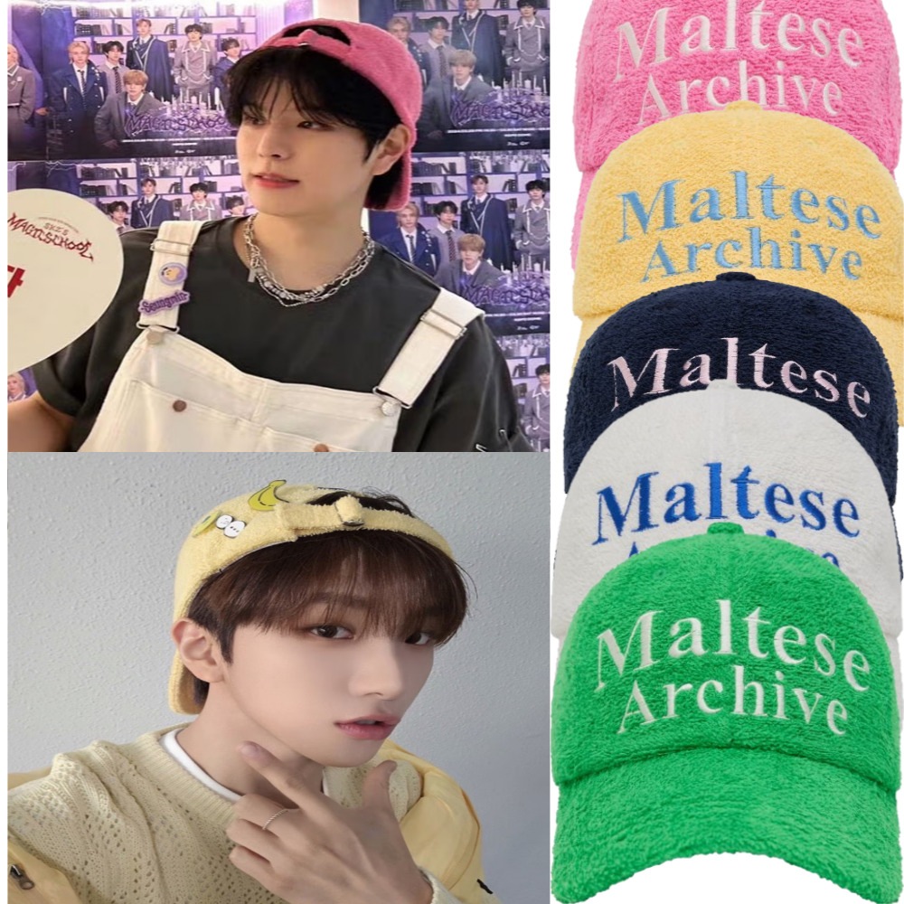 StrayKids/BOYNEXTDOOR 着用/ Maltese archive terry ball cap /5カラー/ユニセックス