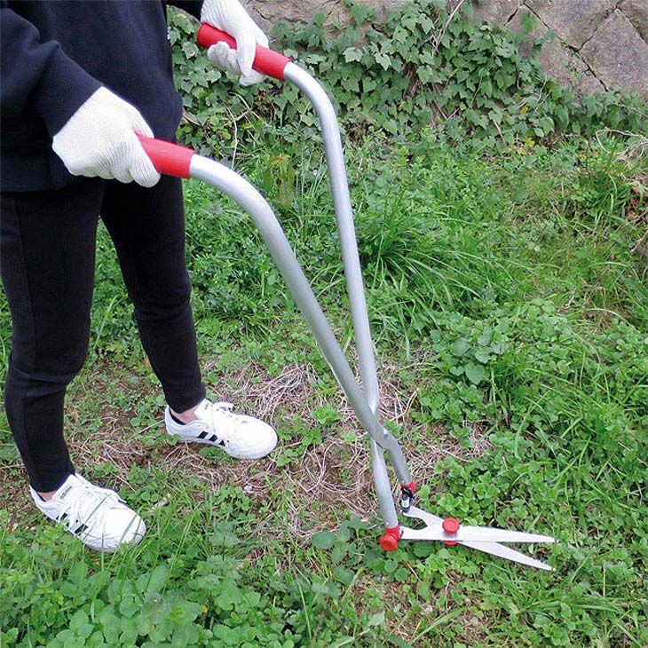 芝生雑草用 刈り込みバサミ セット 鋏 ハサミ 刈込鋏 シャープナー 油 セット 切れ味 復活 ダイヤモンドシャープナー 万能 お手入れ油 ステンレス刃 草刈り 手入れ