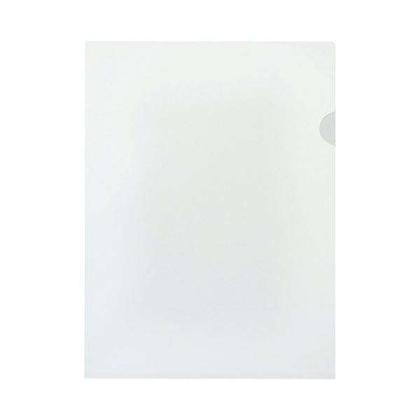 （まとめ）TANOSEE 紙製ホルダー A4 白 1パック（100枚） [x5セット]