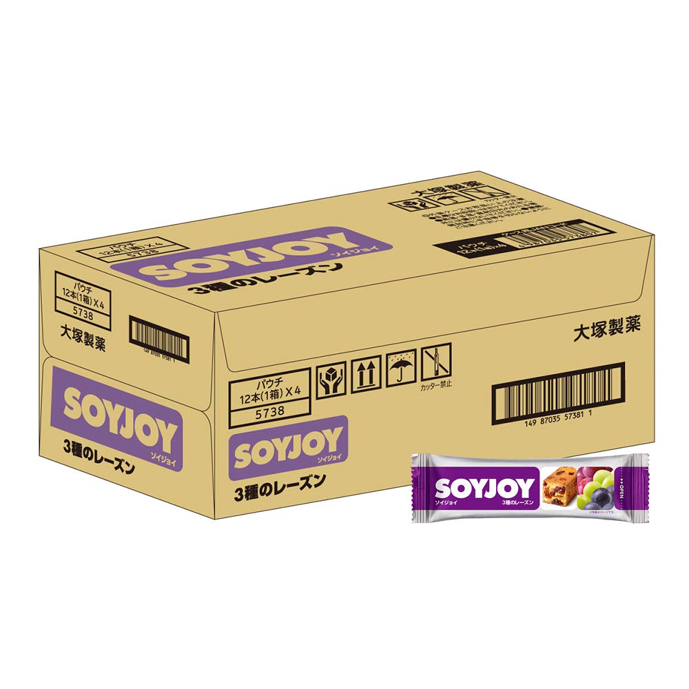 大塚製薬 ソイジョイ 3種のレーズン 30g×48個 5,520円