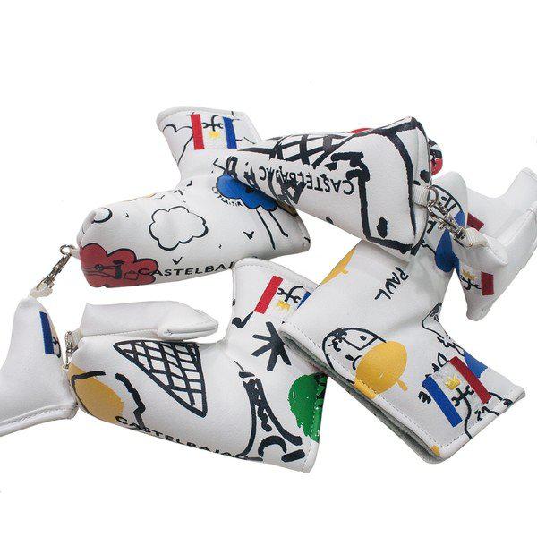 Castelbajac Golf正規品パターカバー磁石型ゴルフクラブカバー_P371809903