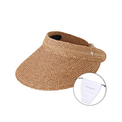 26SS 女性カースティンバイザーハット 誰がダストバッグを含みます HAT52474 NOUGAT PKG 26,766円