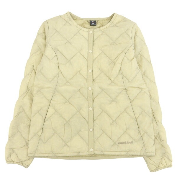 モンベル スペリオダウン ラウンドネックジャケット レディース ダウンジャケット L ナイロン アイボリー Superior Down Round NeckSeries 1101667 RL11016