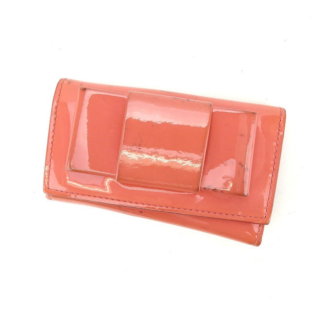 キーケース 6連キーケース ピンク 中古