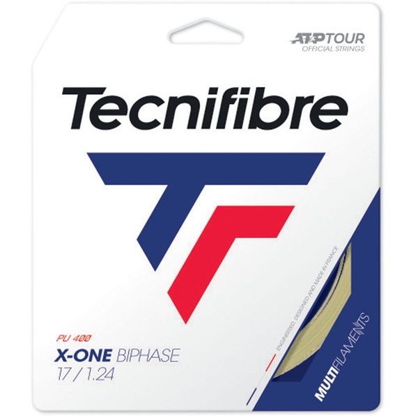 Tecnifibre (テクニファイバー) 硬式テニス用 ガット X-ONE BIPHASE ナチュラル 1.30mm TFSG201 NA 5,162円