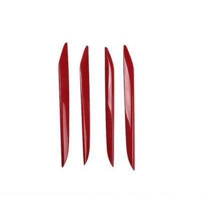 Lexus　NX200 300h 300 200T フロント リア インナー ドア ガーニッシュ カバー 　レッドカーボン柄4P